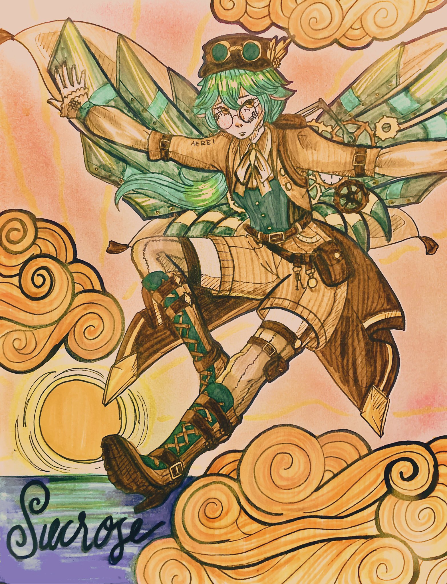 testing some new mechanical wings!!